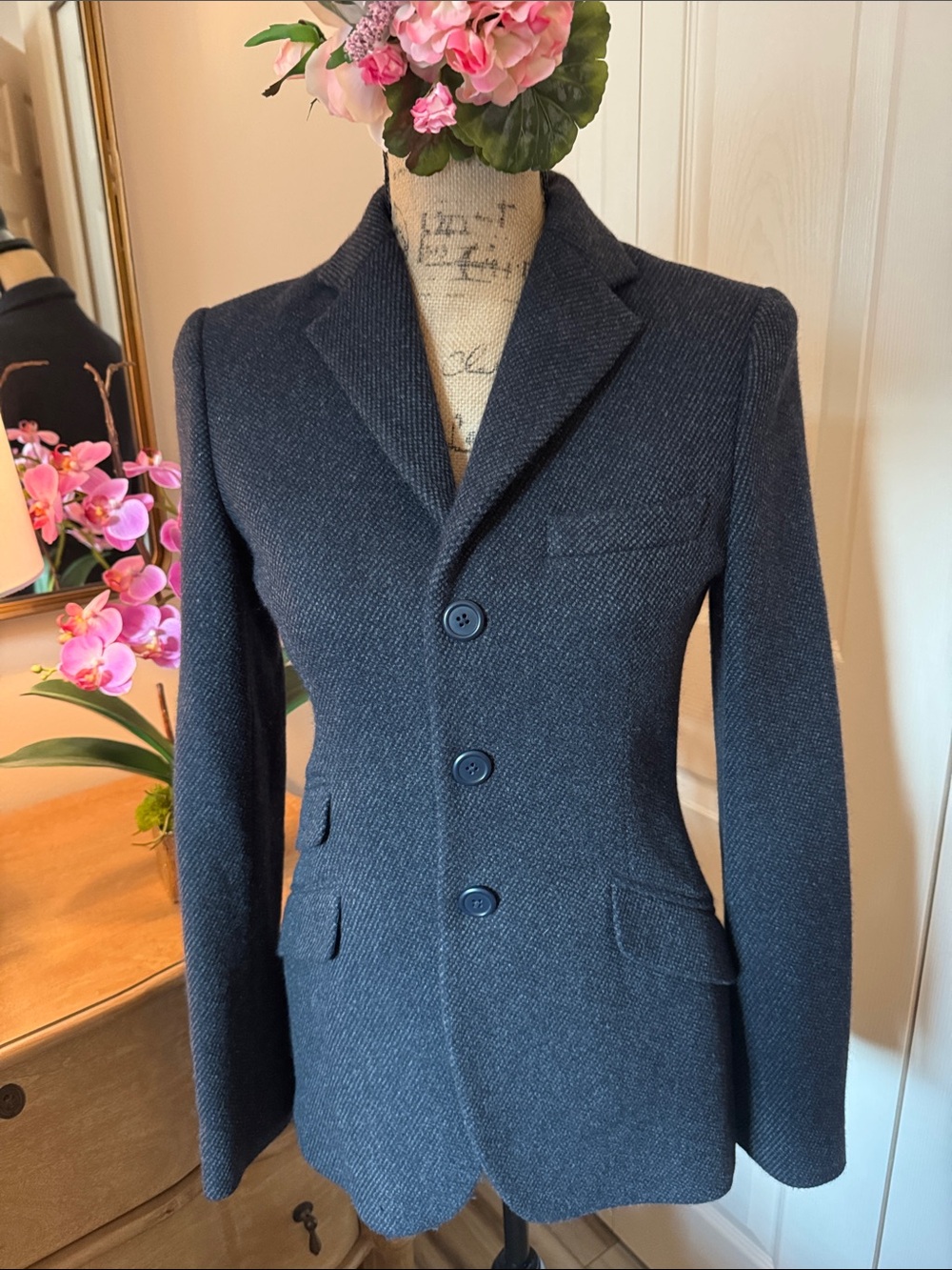 Women’s Ralph Lauren Tweed Wool Blazer Size 4